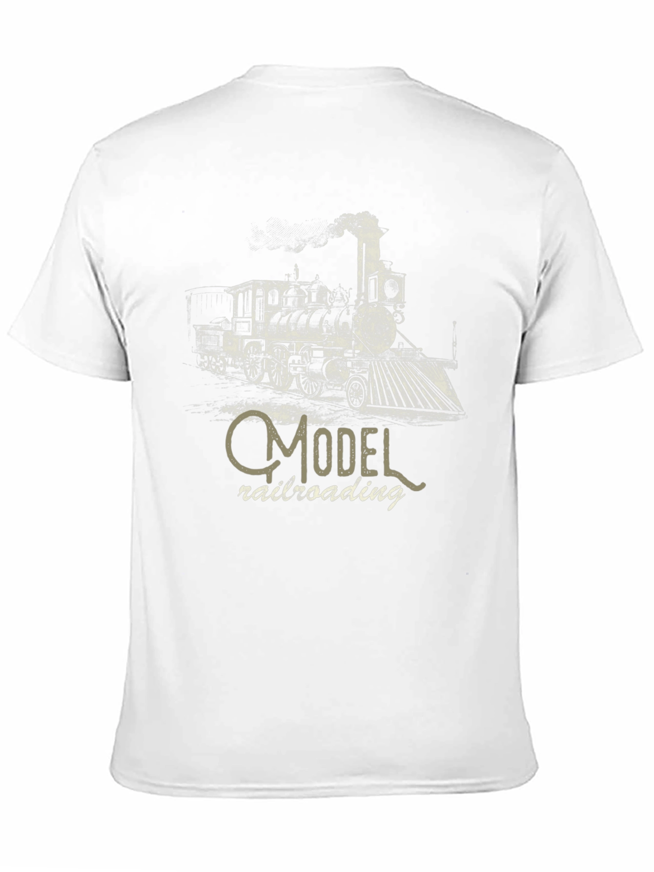 Model Railroading Steam Train Graphic T-Shirt