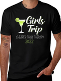 Girls Trip Cheaper Than Therapy 2022 Graphic T-Shirt