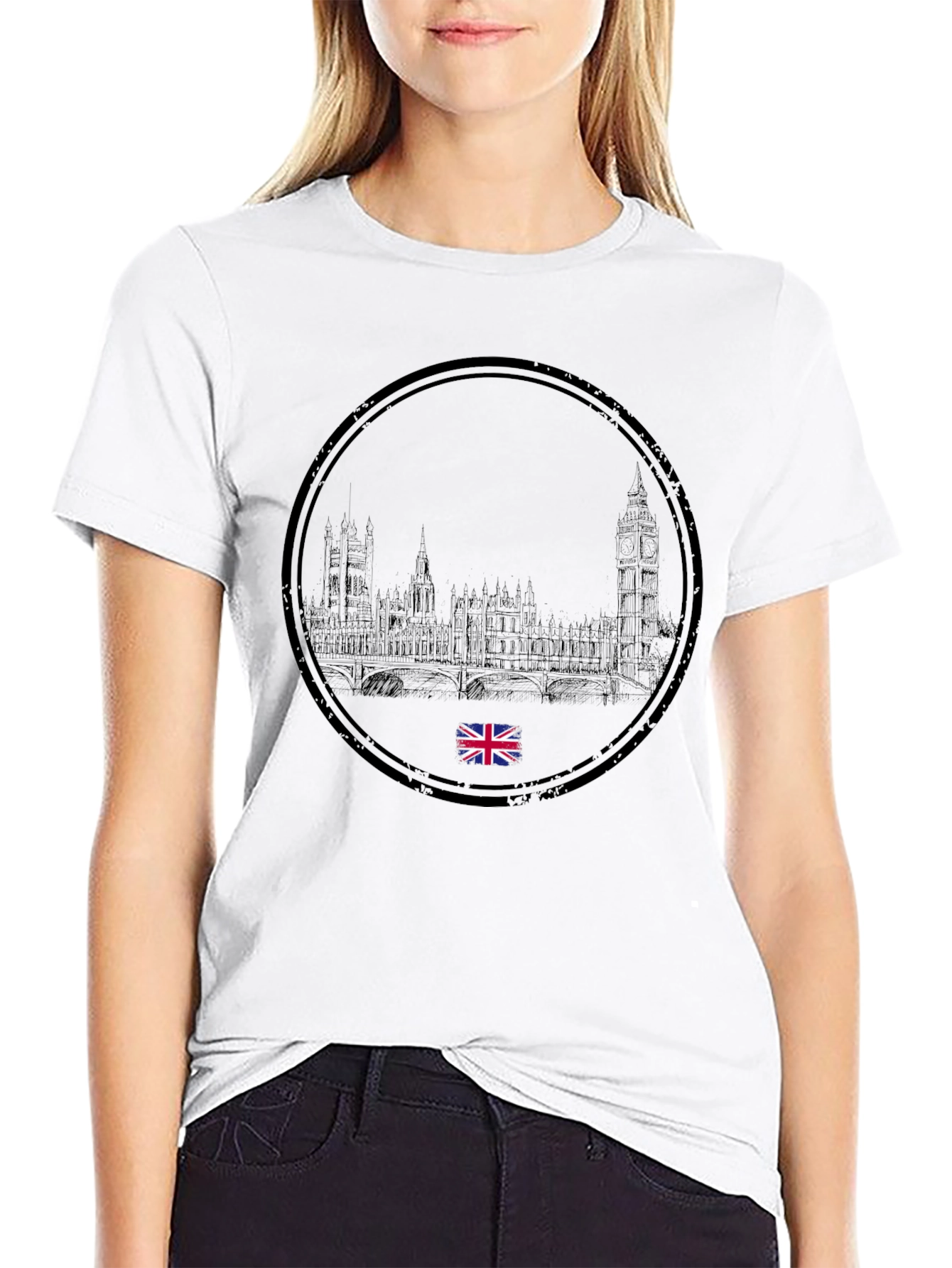 London Skyline T-Shirt - Black