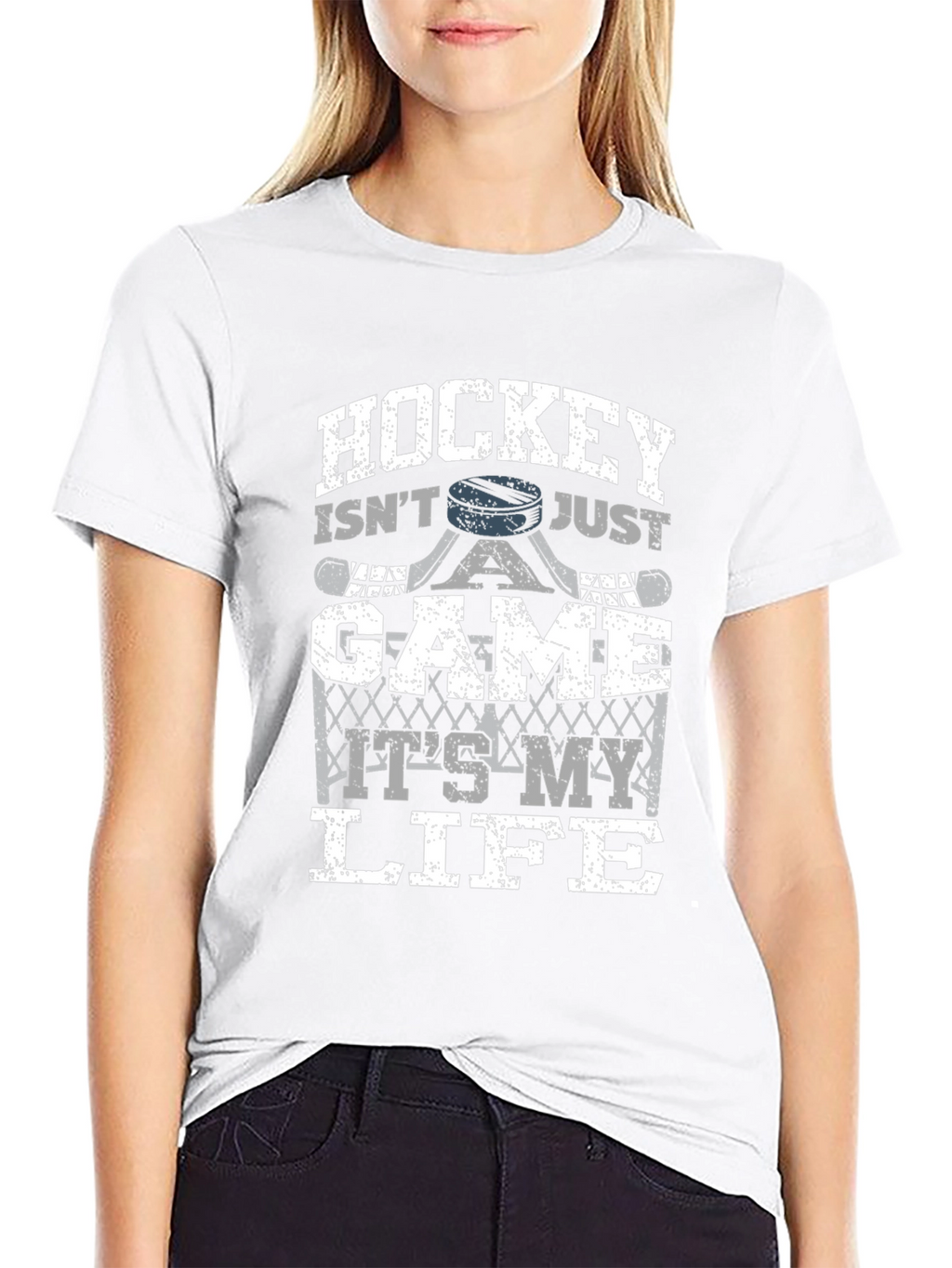 Hockey is My Life Graphic T-Shirt