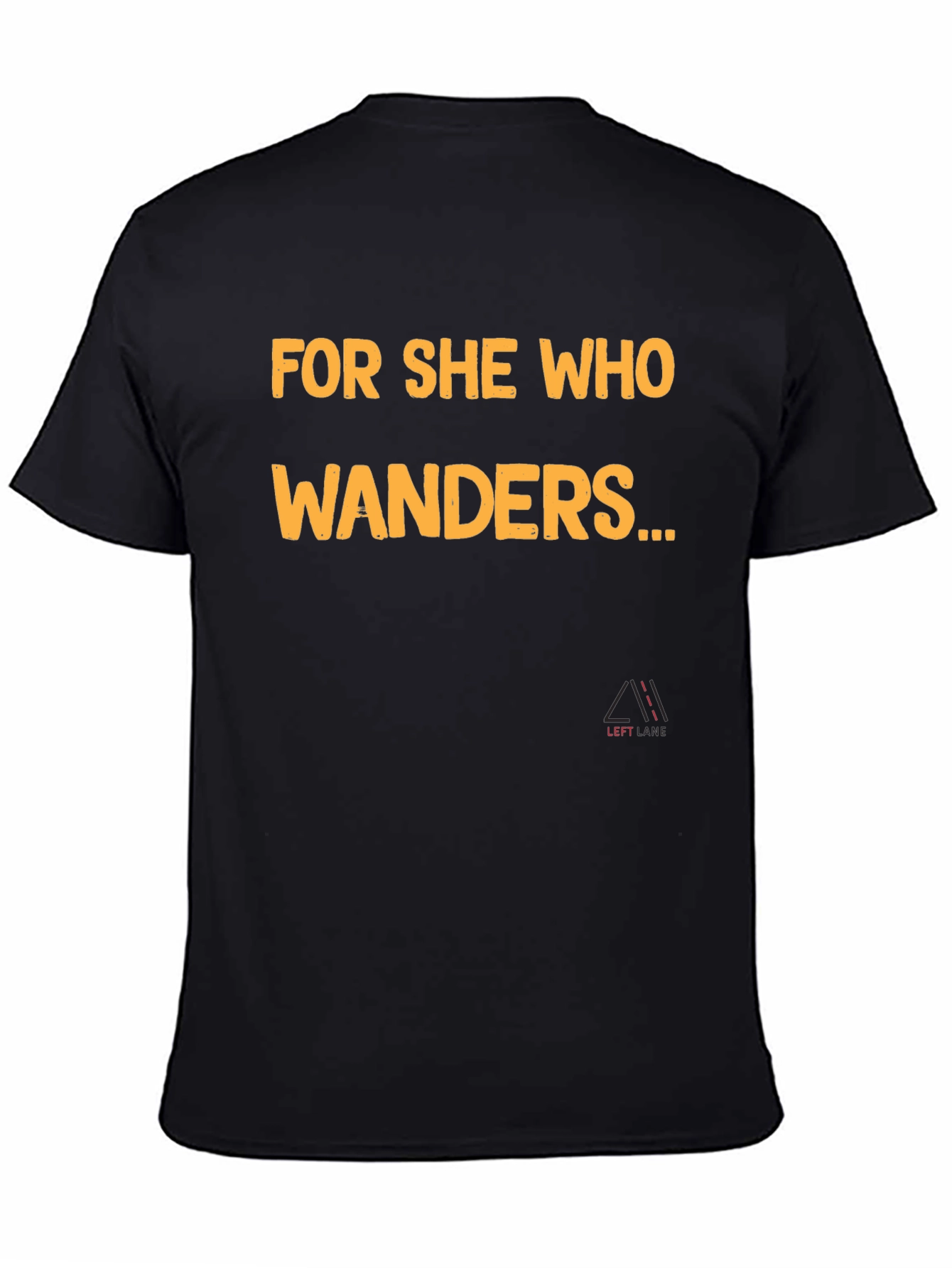 For She Who Wanders Graphic Tee - Black