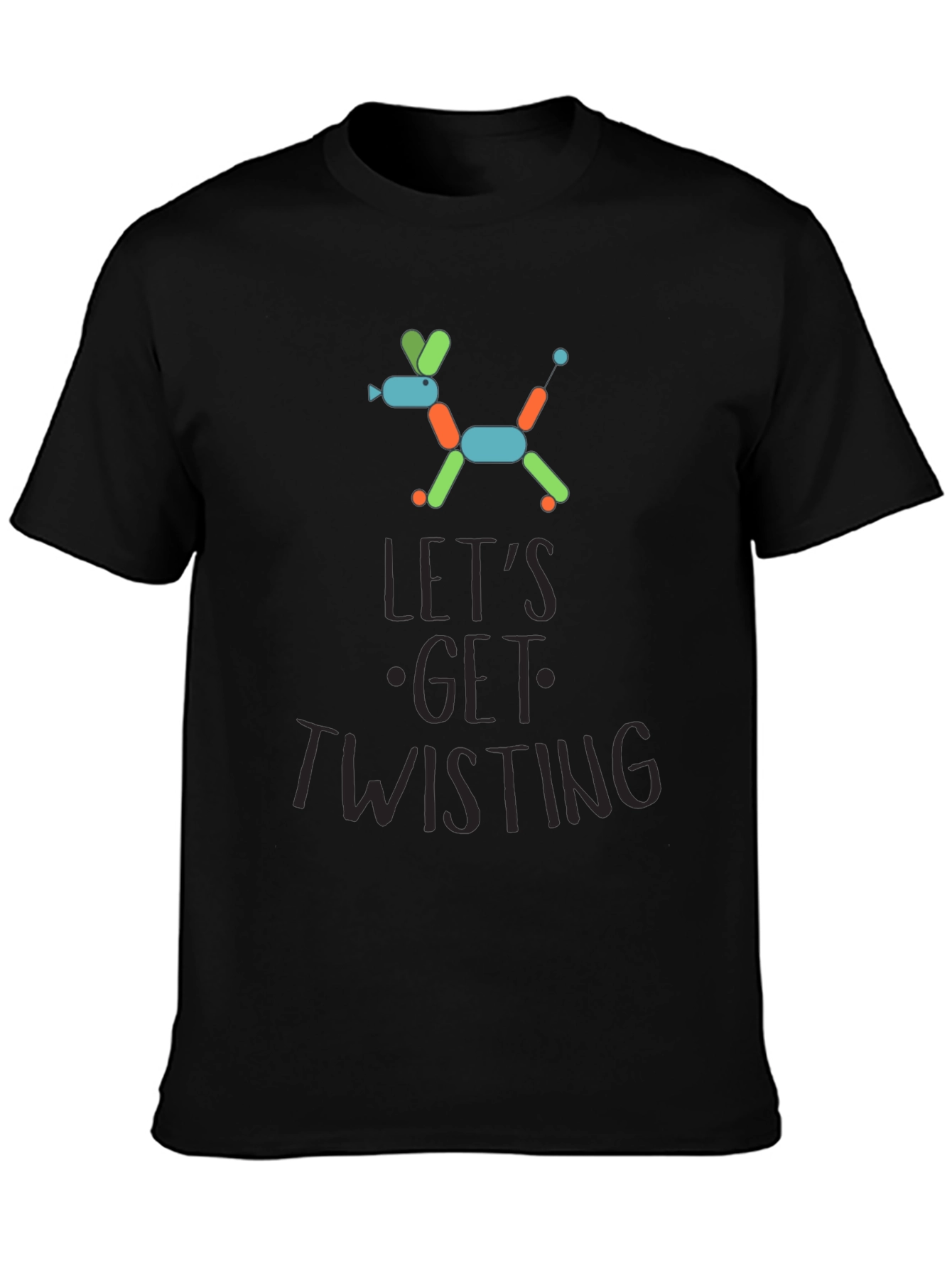 Lets Get Twisting Balloon Dog Graphic Tee
