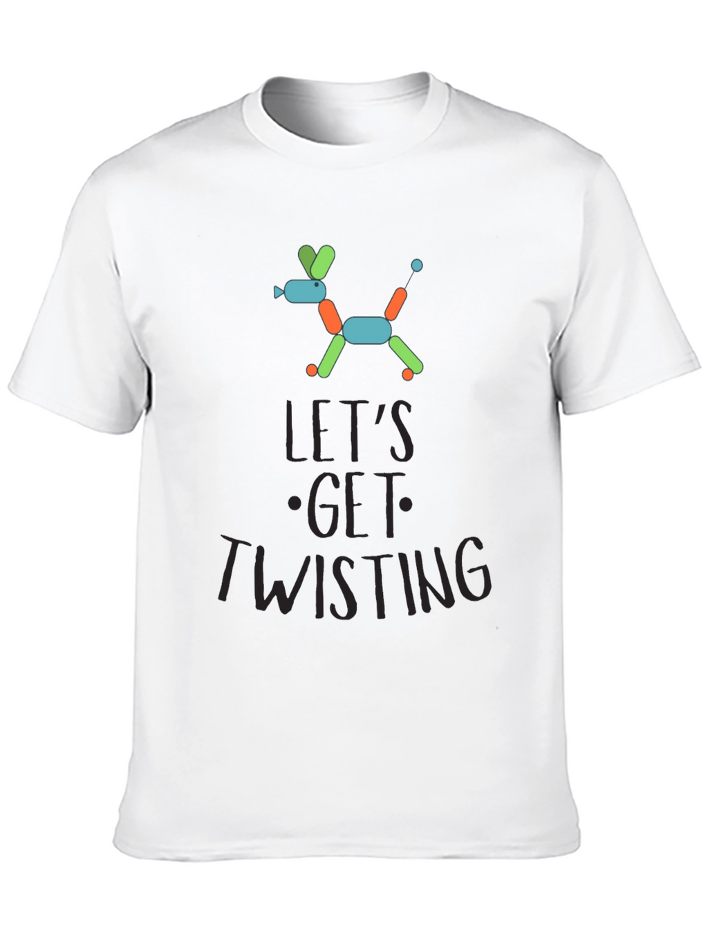 Lets Get Twisting Balloon Dog Graphic Tee