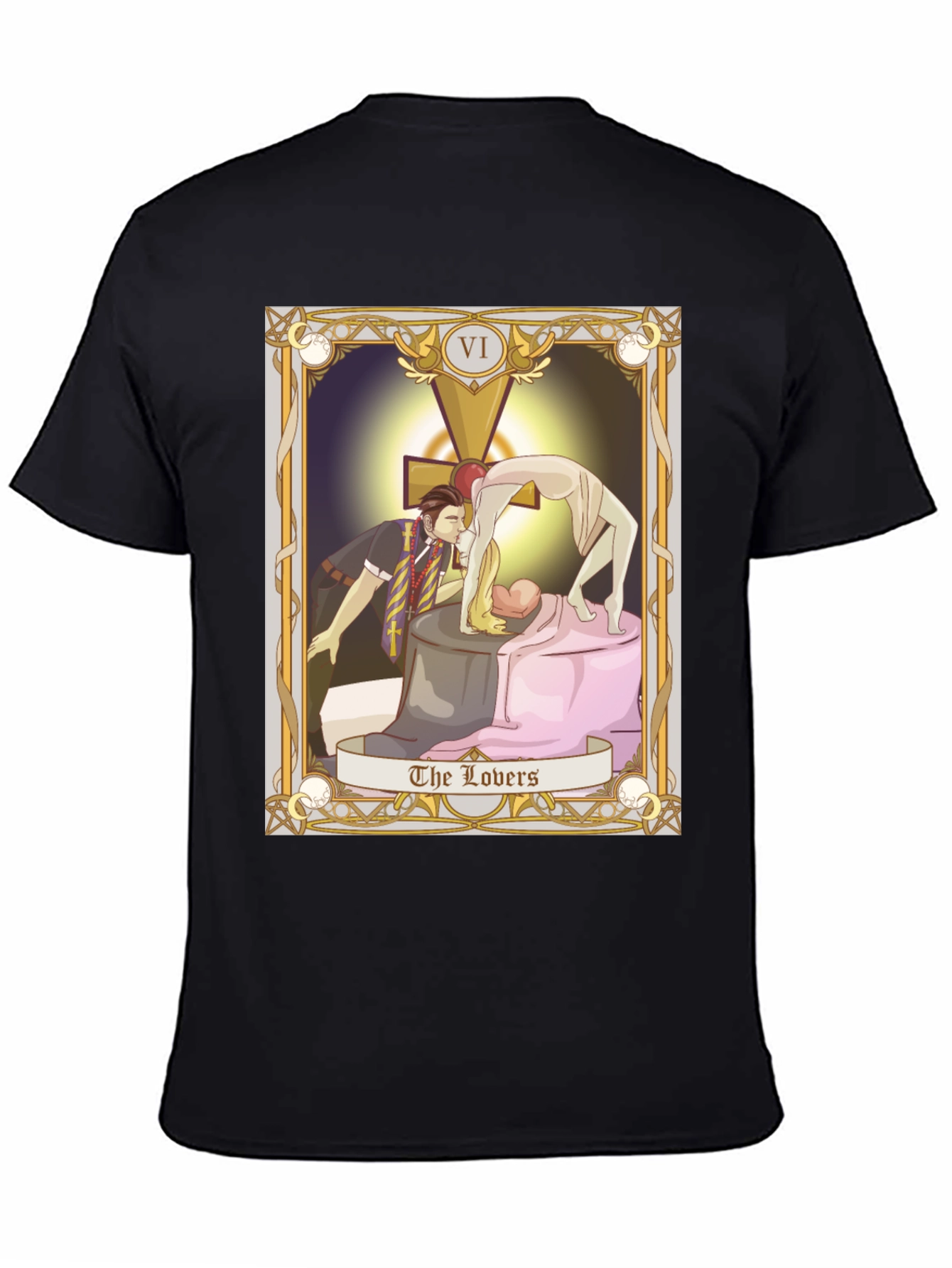 The Lovers Tarot Card Graphic T-Shirt