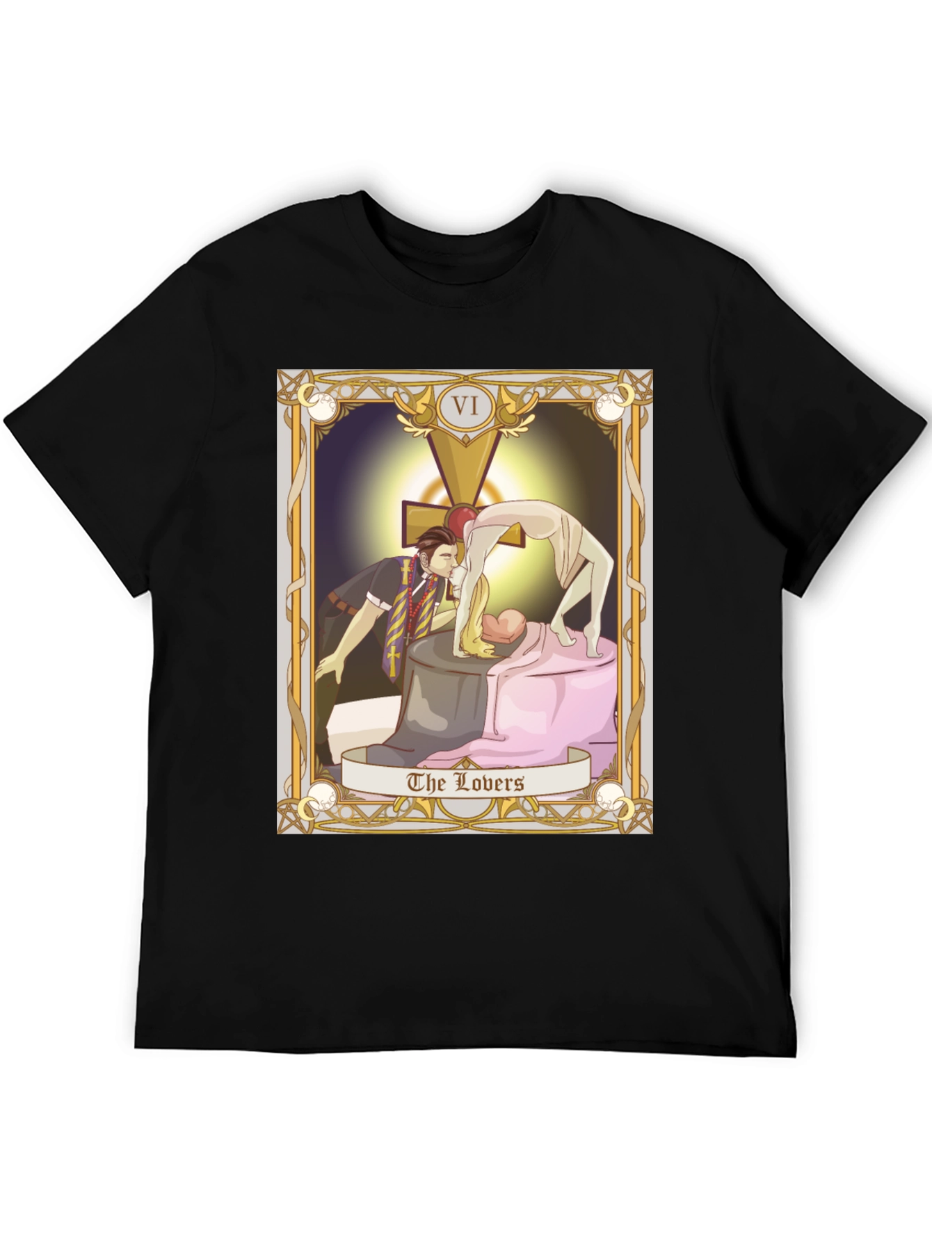 The Lovers Tarot Card Graphic T-Shirt