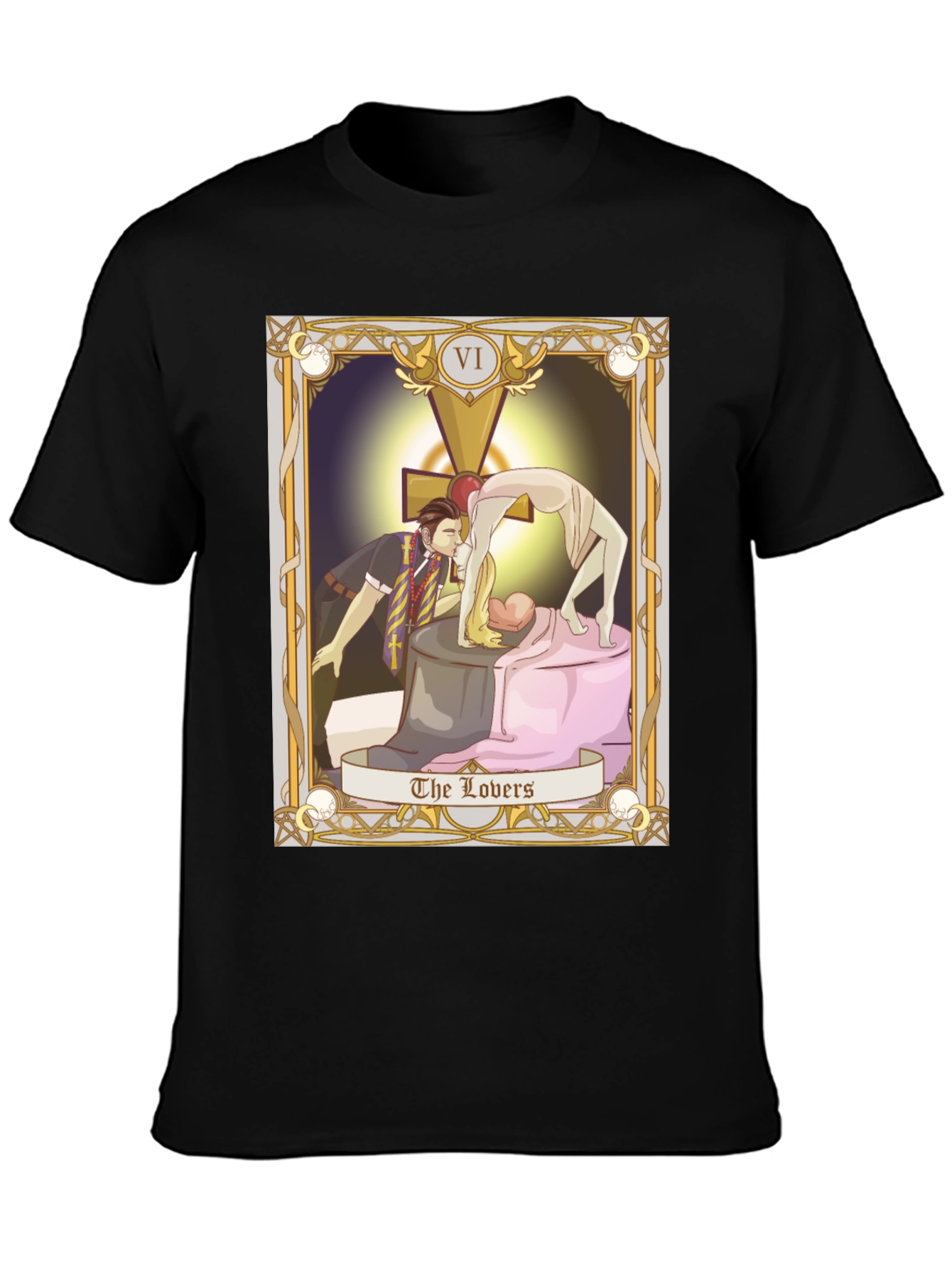 The Lovers Tarot Card Graphic T-Shirt