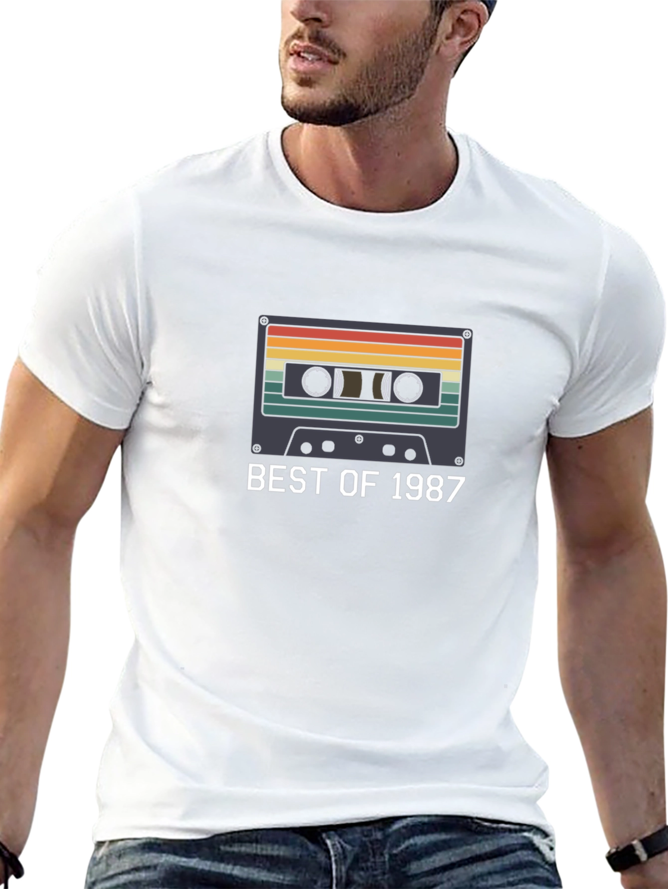Best of 1987 Cassette Tape Graphic T-Shirt