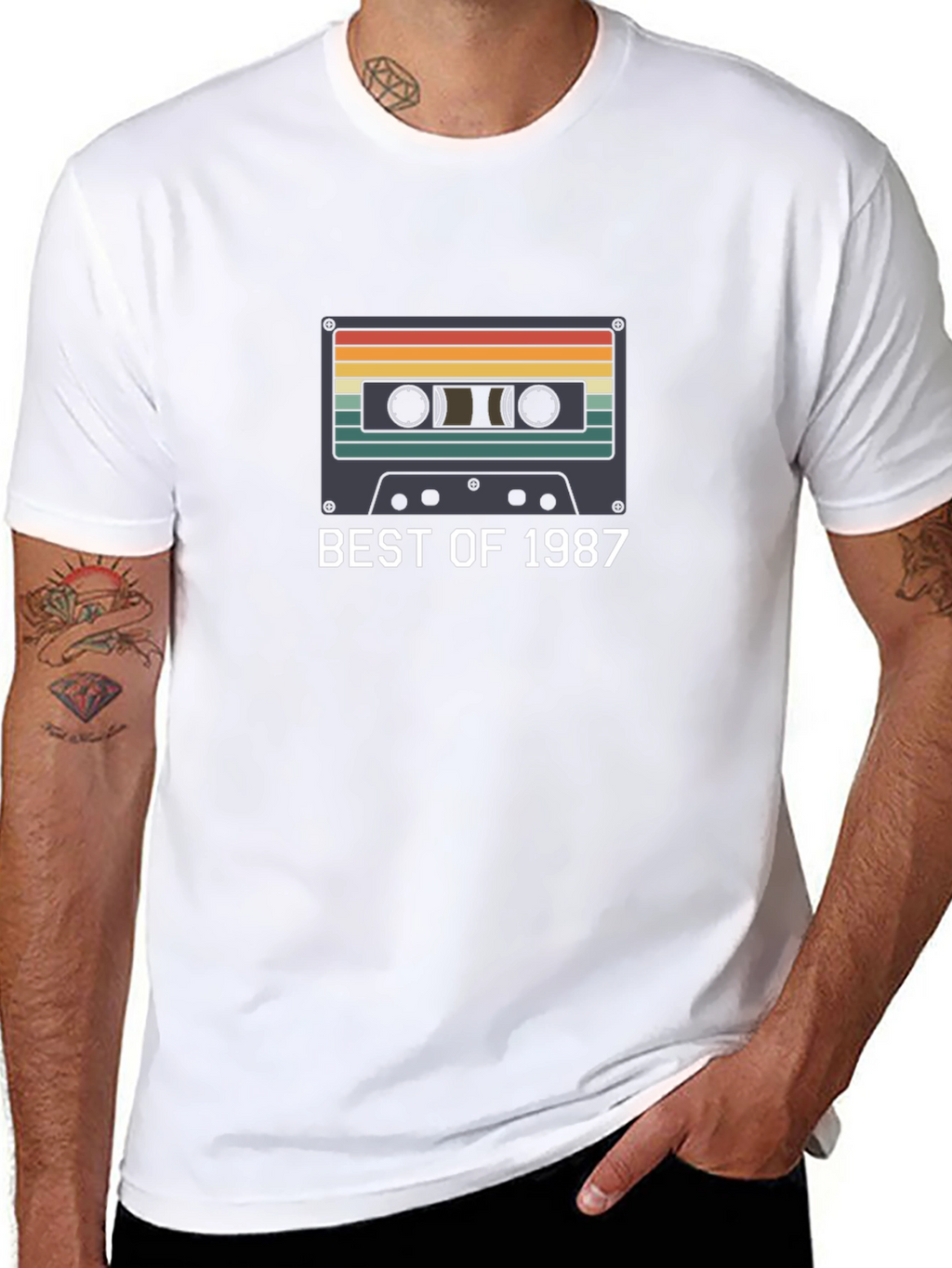 Best of 1987 Cassette Tape Graphic T-Shirt