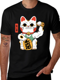 Lucky Cat Gym T-Shirt - Maneki Neko