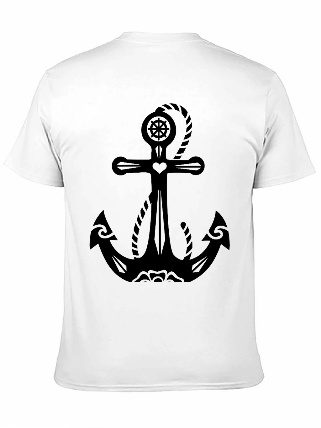 Black Anchor Graphic Tee