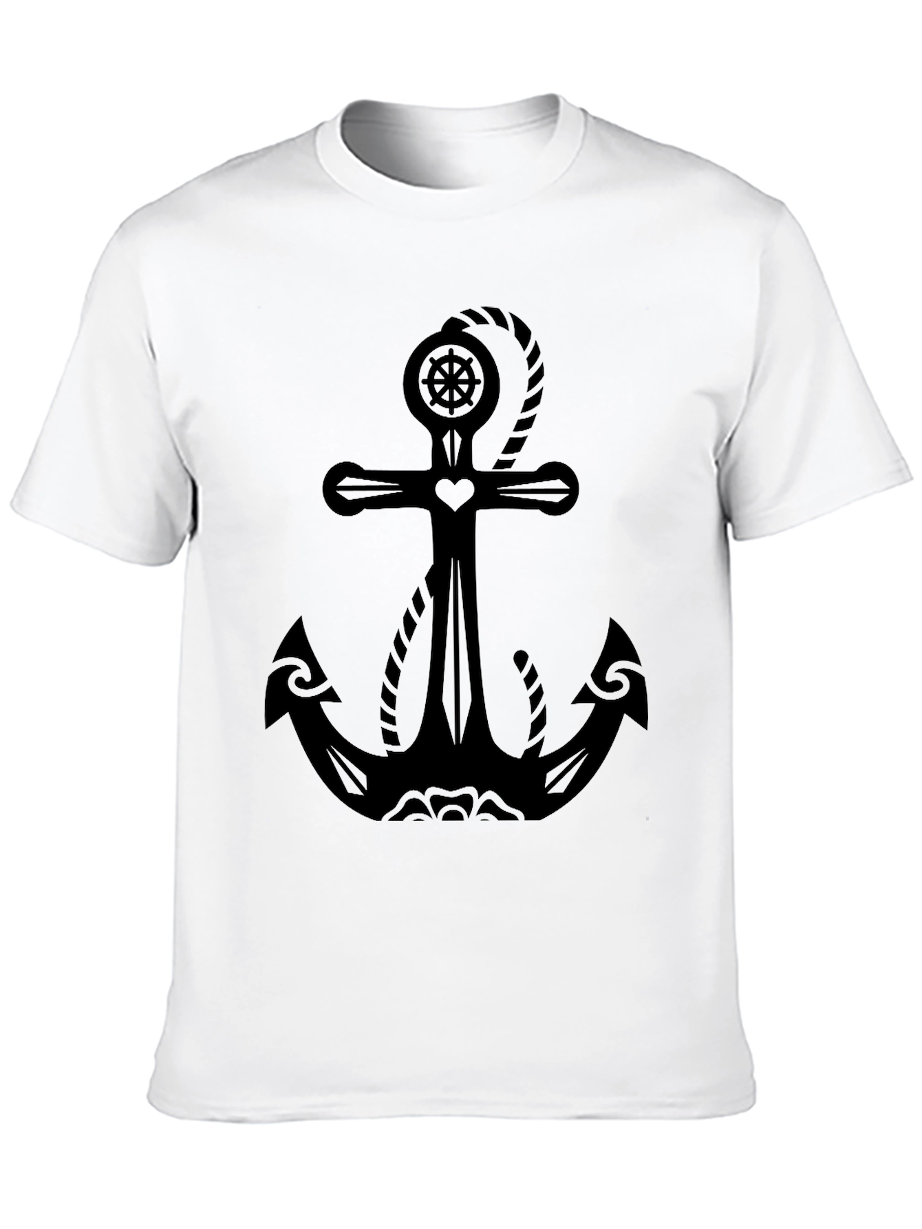 Black Anchor Graphic Tee