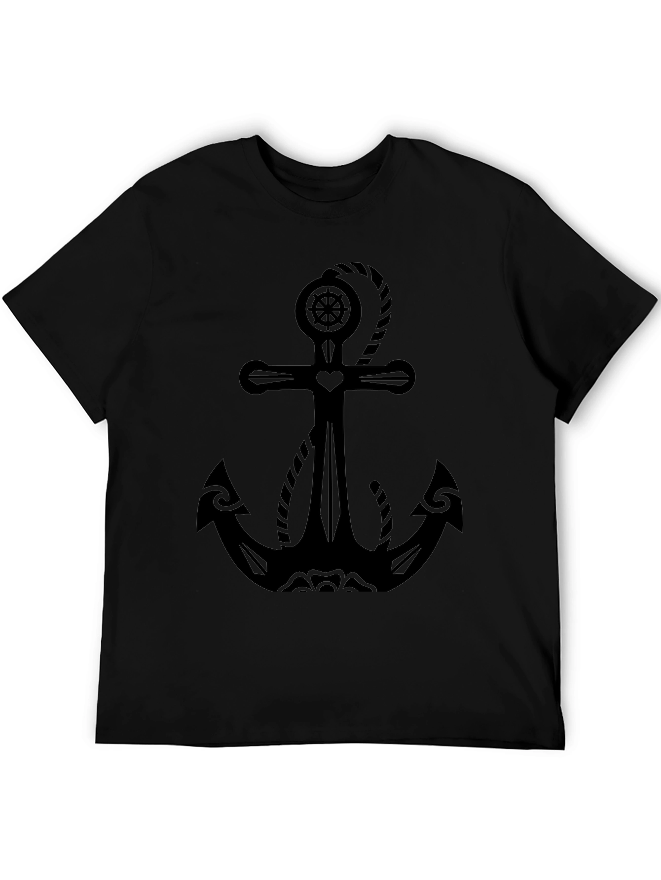 Black Anchor Graphic Tee