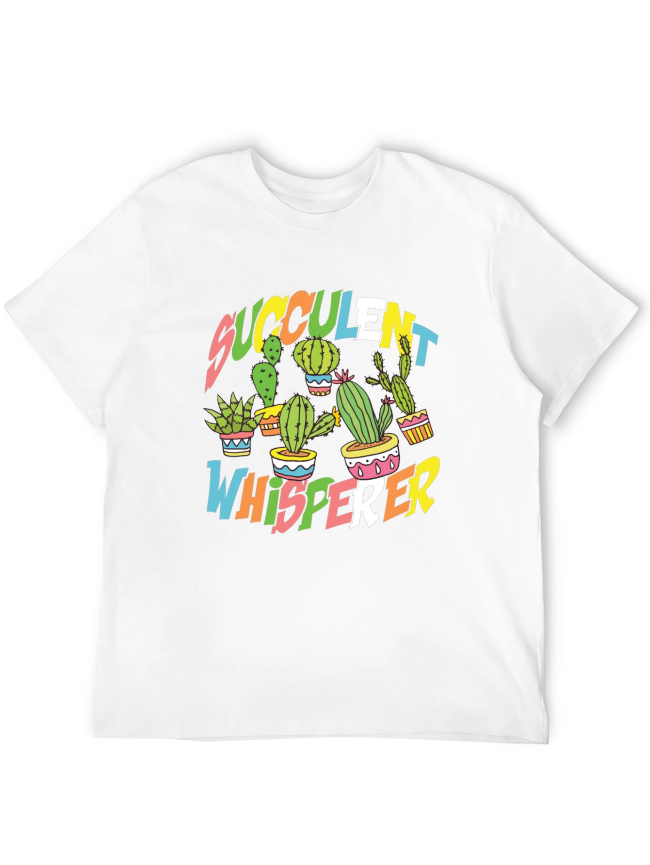 Succulent Whisperer Black T-Shirt