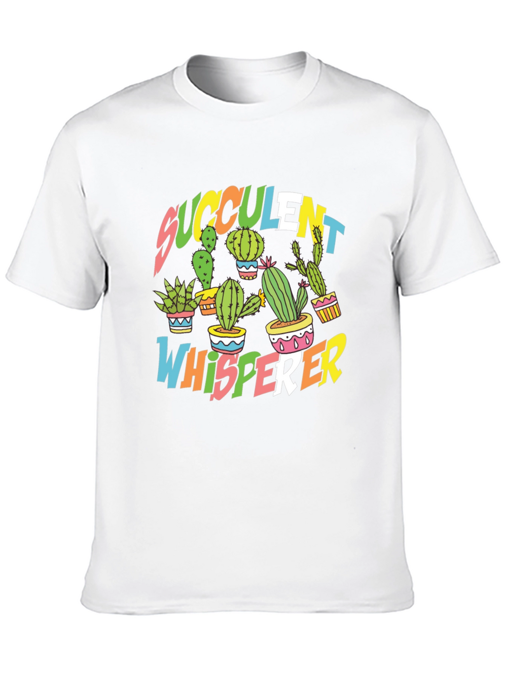 Succulent Whisperer Black T-Shirt