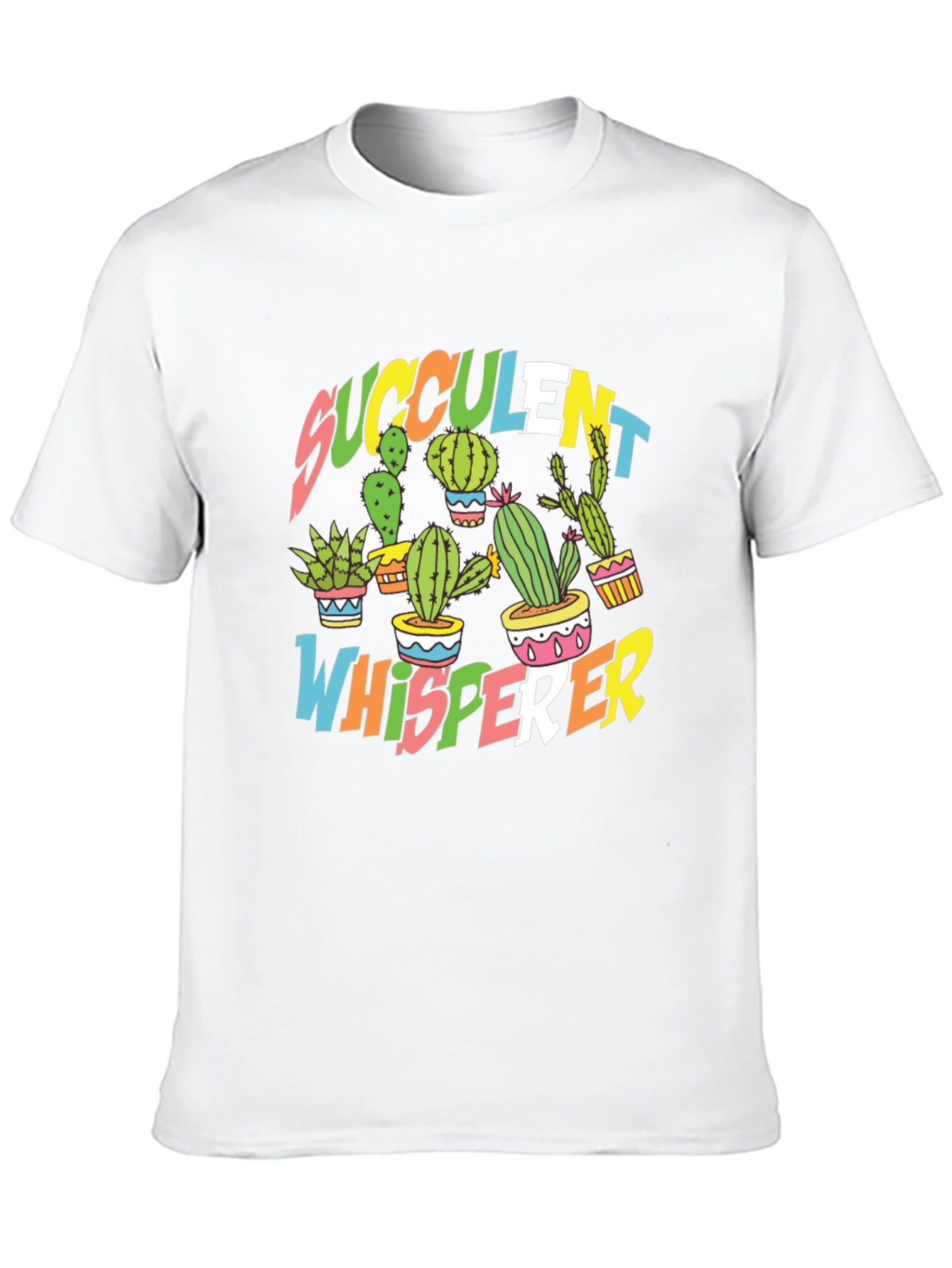 Succulent Whisperer Black T-Shirt