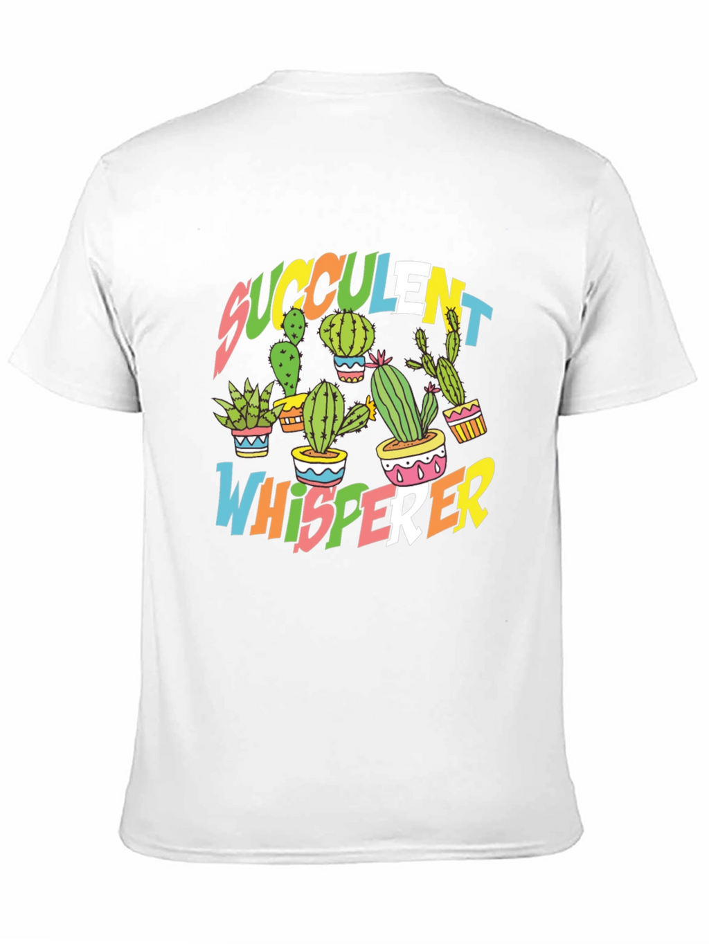 Succulent Whisperer Black T-Shirt