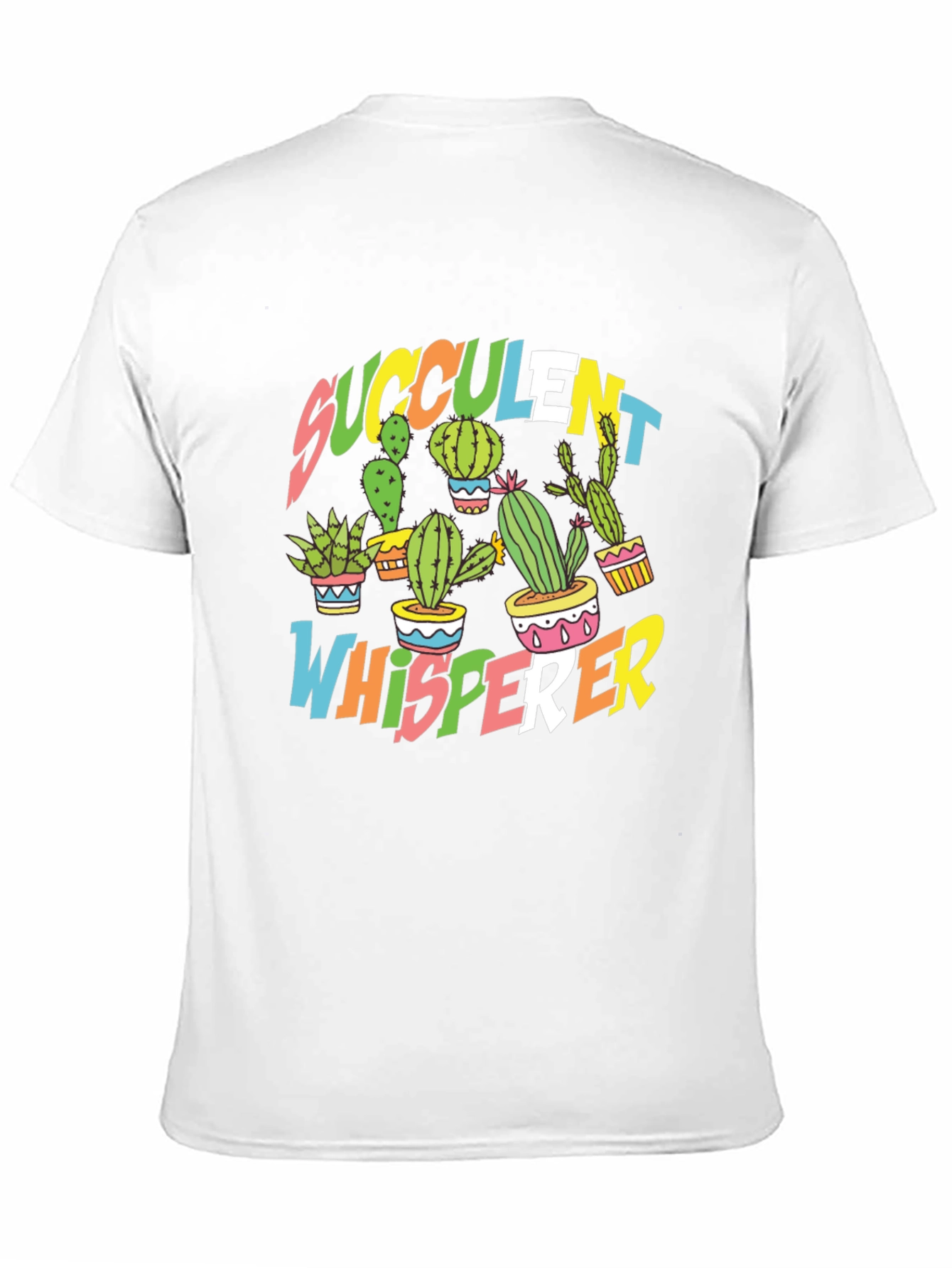 Succulent Whisperer Black T-Shirt