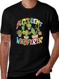 Succulent Whisperer Black T-Shirt