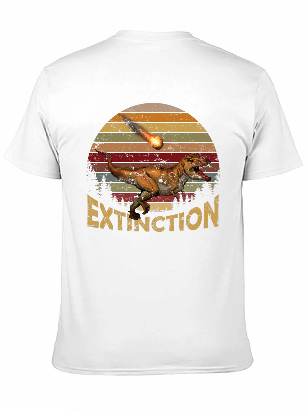 Extinction Dinosaur Graphic T-Shirt