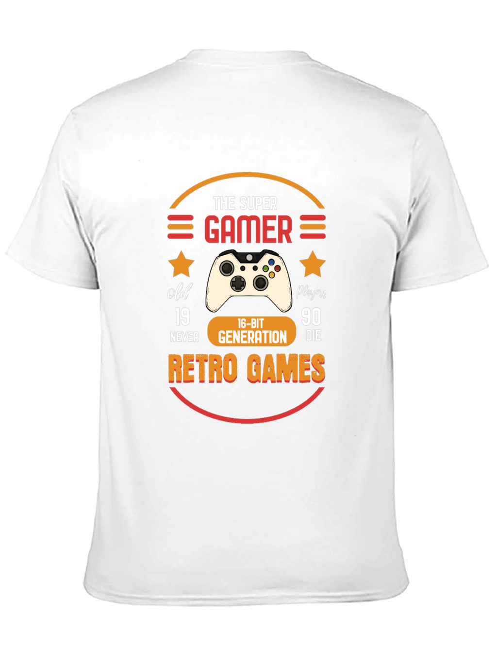 Super Gamer Retro Games Graphic Tee