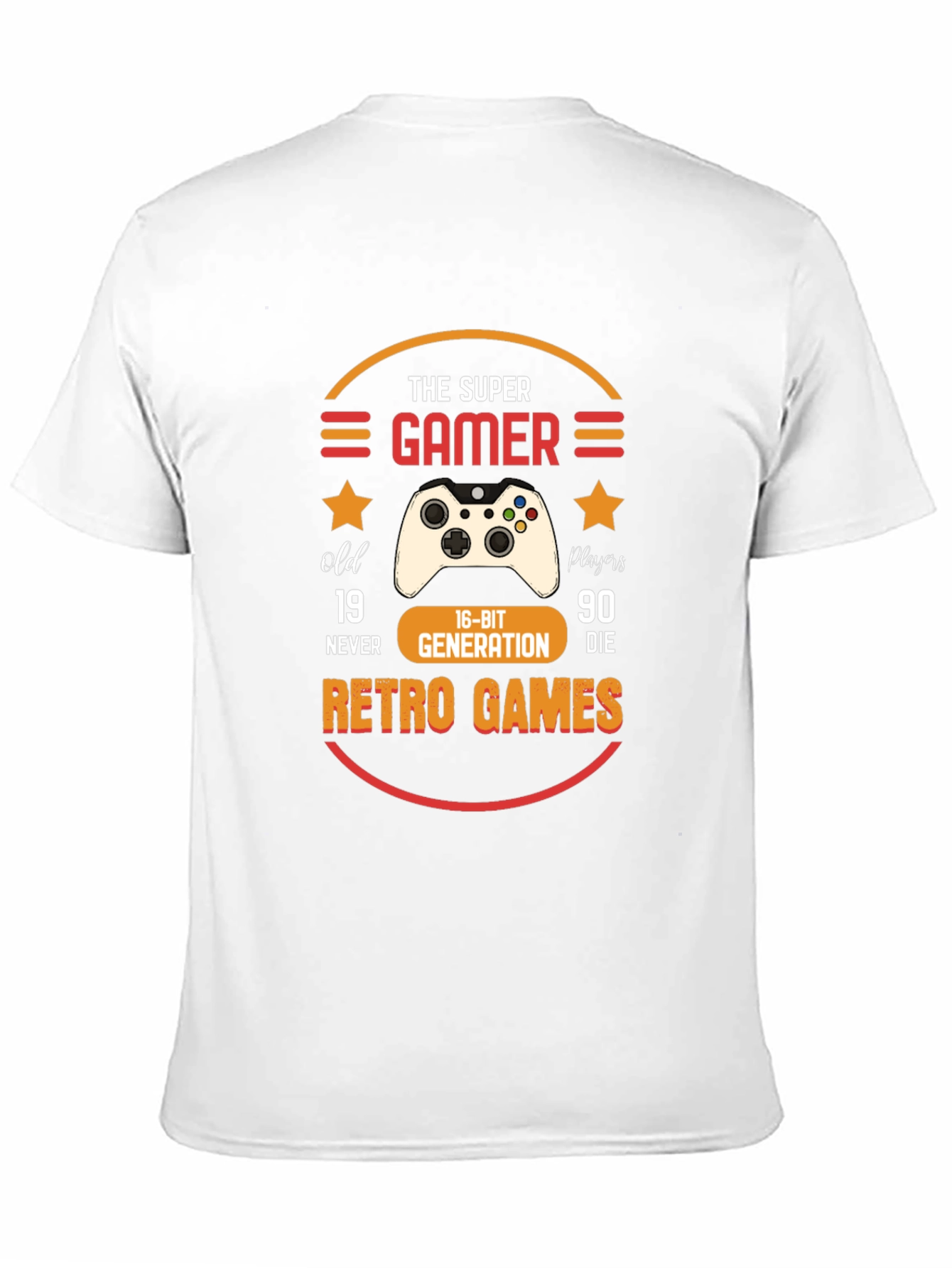 Super Gamer Retro Games Graphic Tee