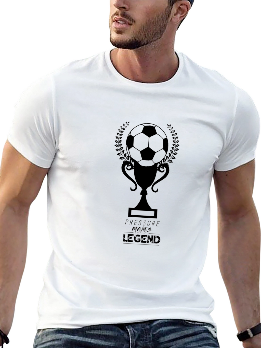 Soccer Legend Black T-Shirt