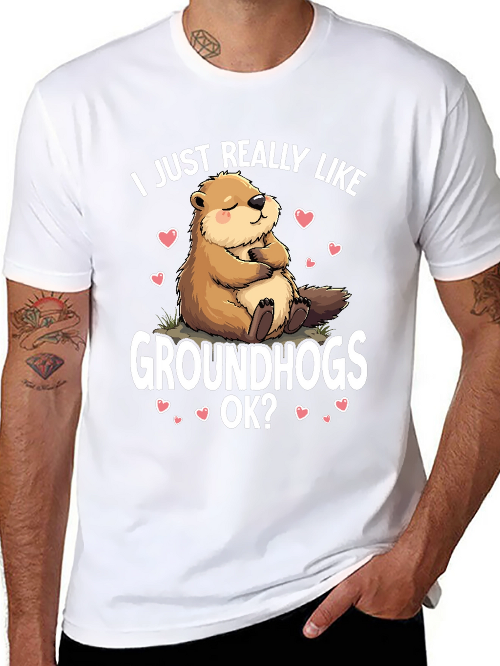 Cute Groundhog Lover T-Shirt