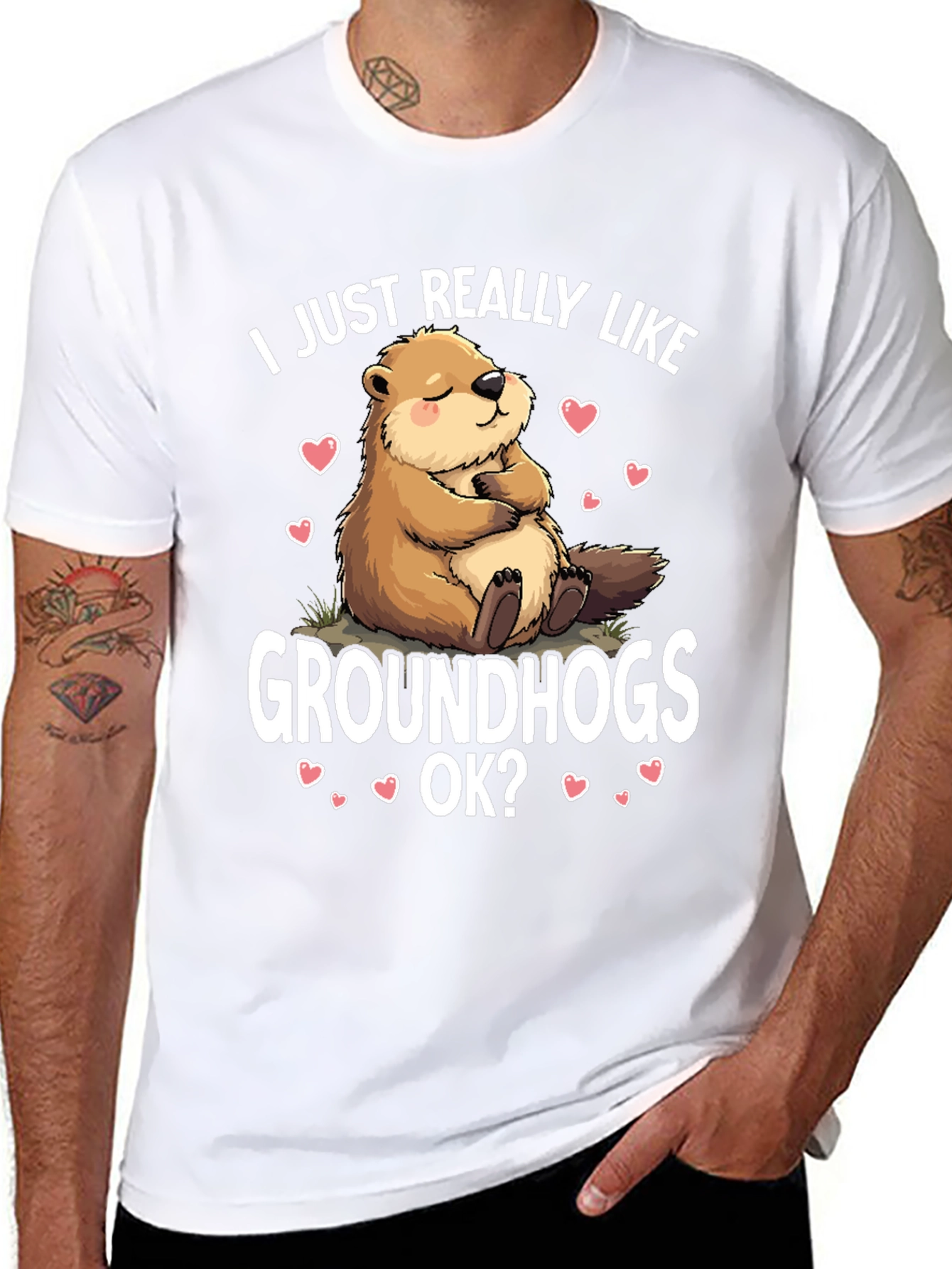 Cute Groundhog Lover T-Shirt