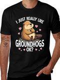 Cute Groundhog Lover T-Shirt