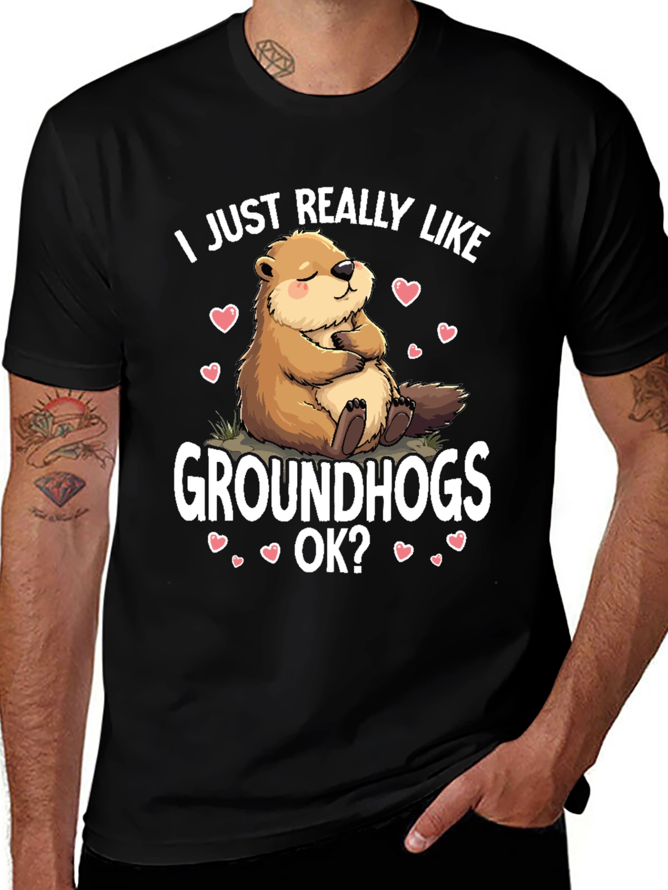 Cute Groundhog Lover T-Shirt