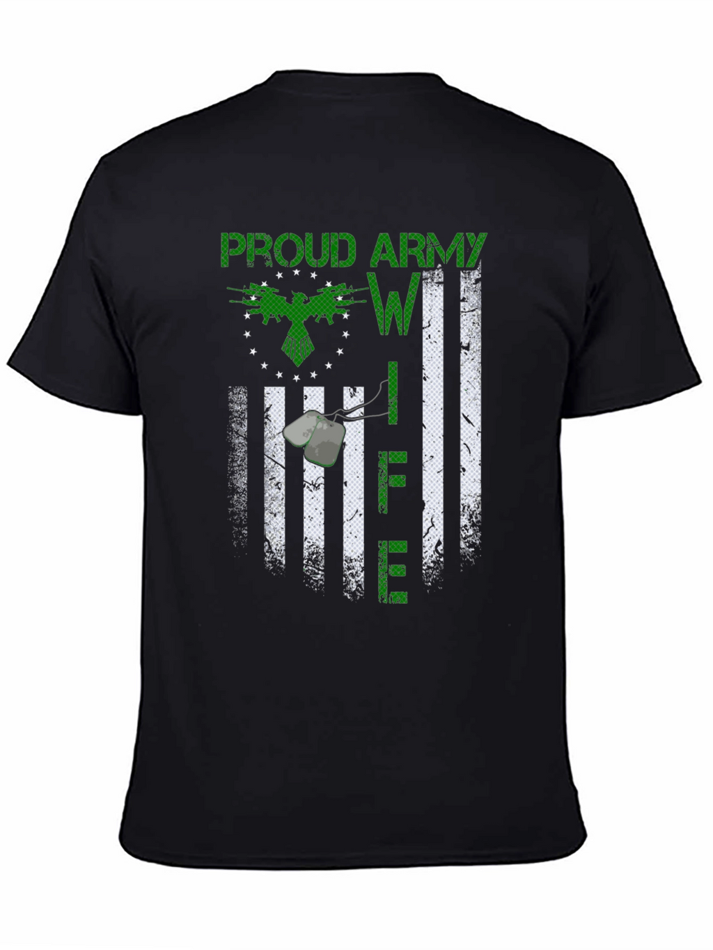Proud Army Wife Life Graphic T-Shirt