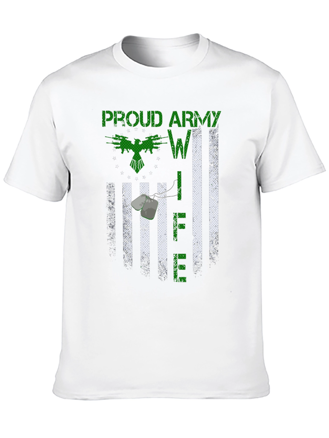 Proud Army Wife Life Graphic T-Shirt