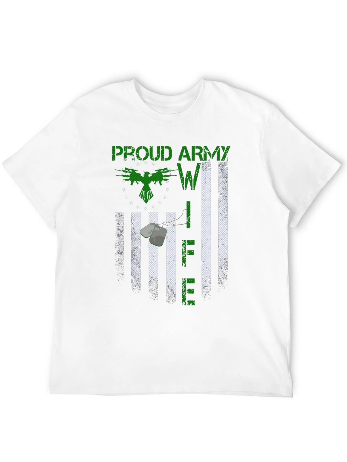 Proud Army Wife Life Graphic T-Shirt