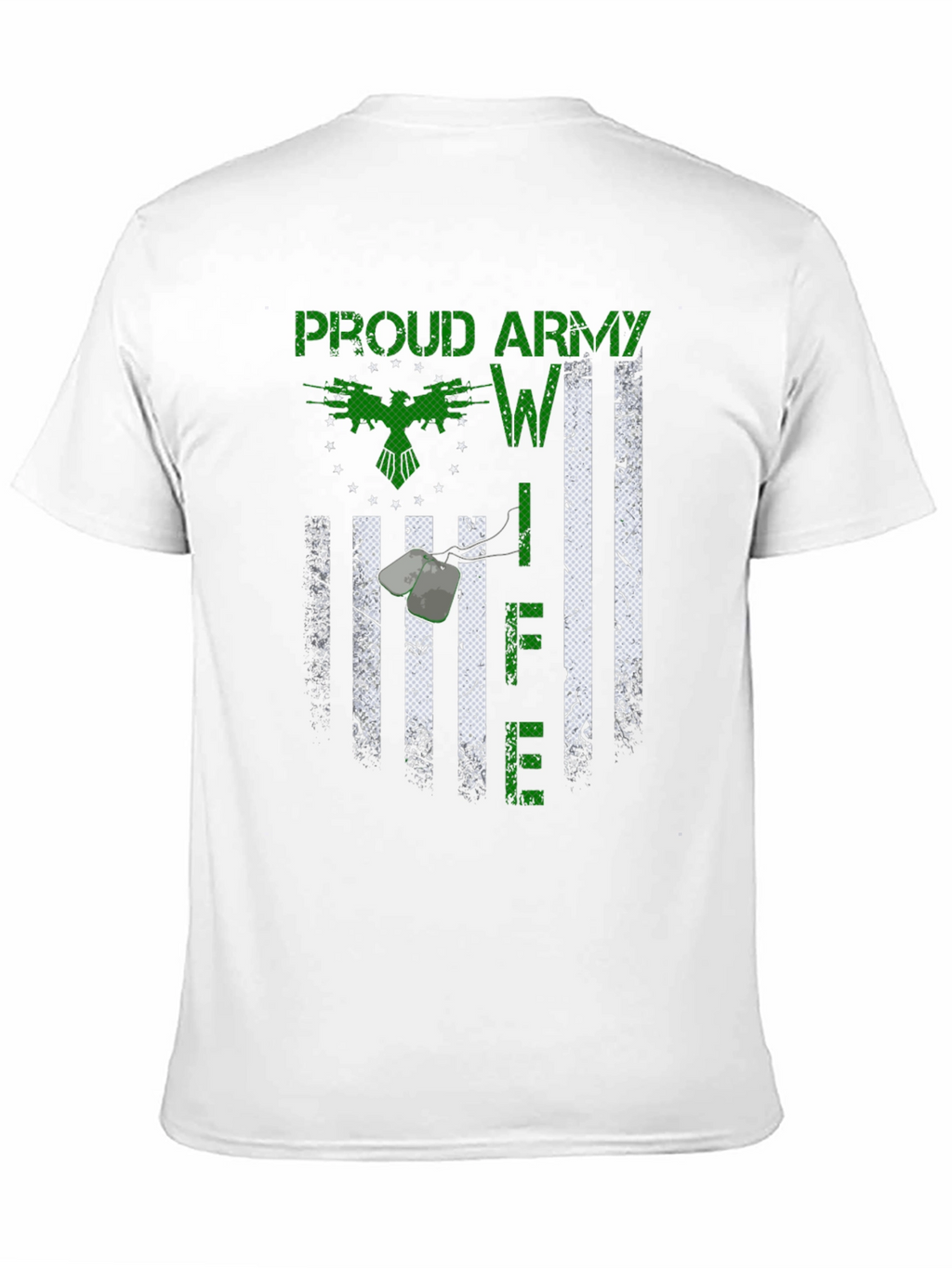 Proud Army Wife Life Graphic T-Shirt