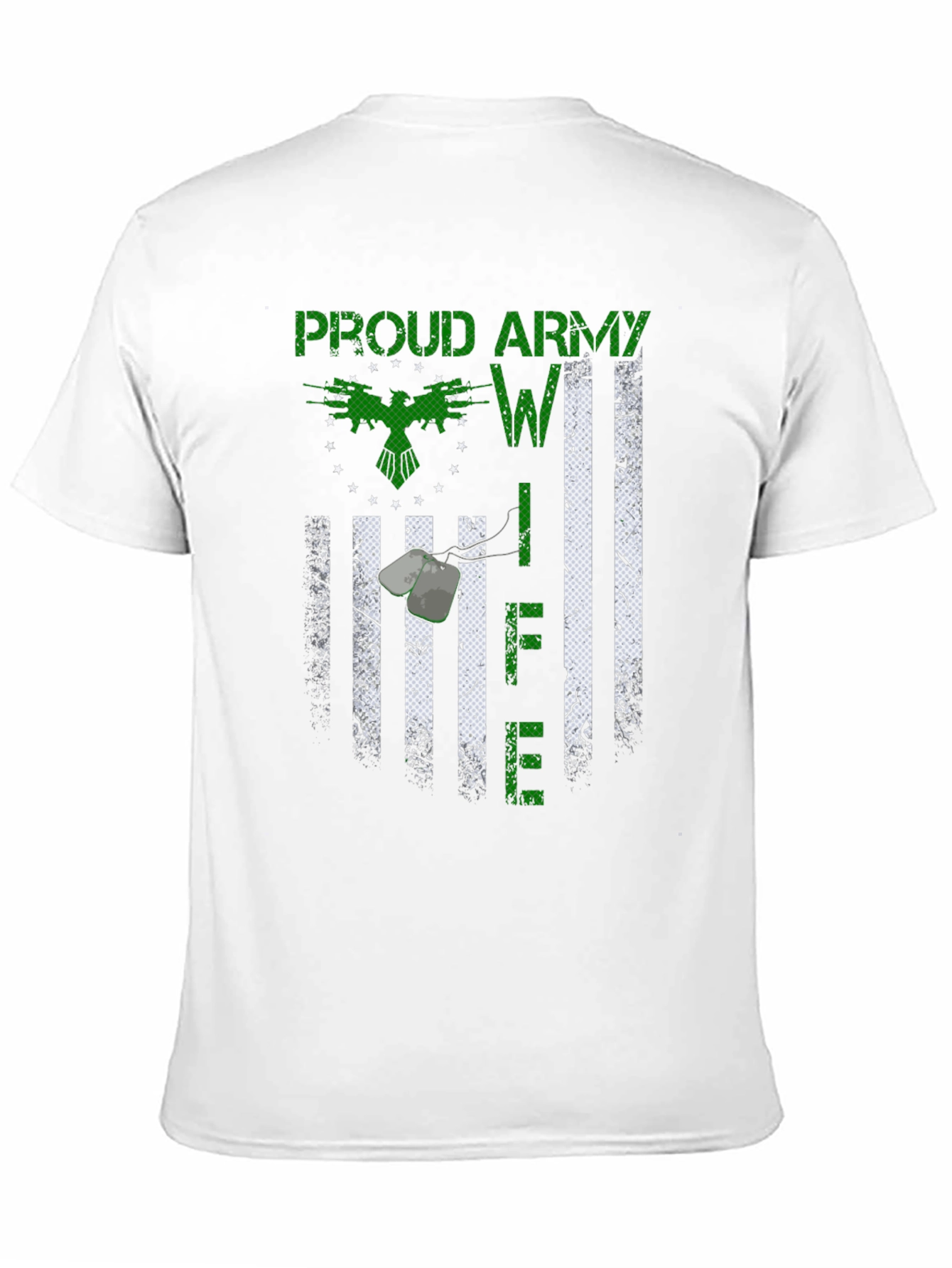 Proud Army Wife Life Graphic T-Shirt