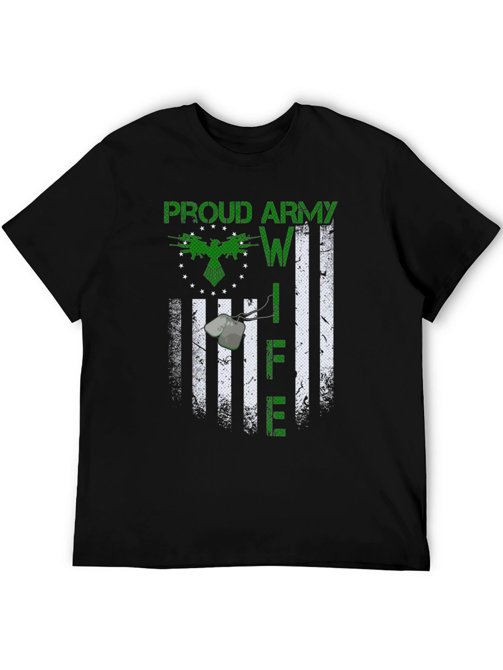 Proud Army Wife Life Graphic T-Shirt