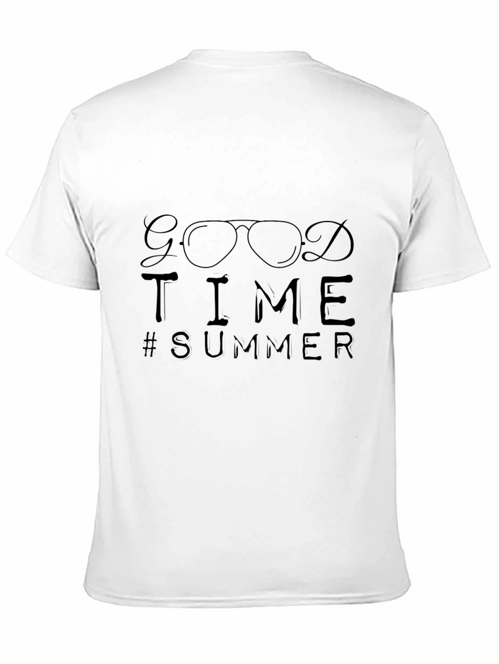 Good Time Summer Black Graphic Tee Shirt
