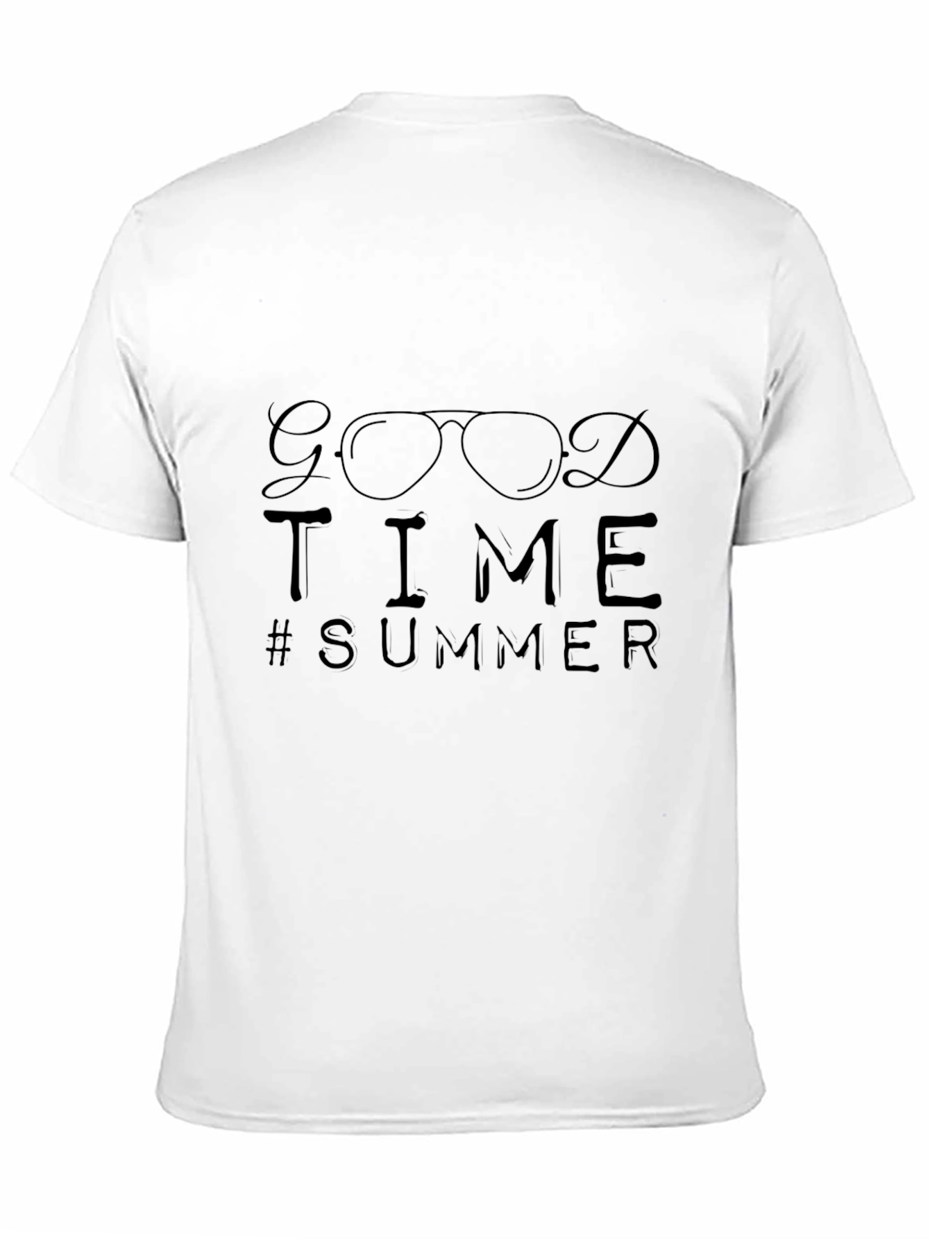 Good Time Summer Black Graphic Tee Shirt