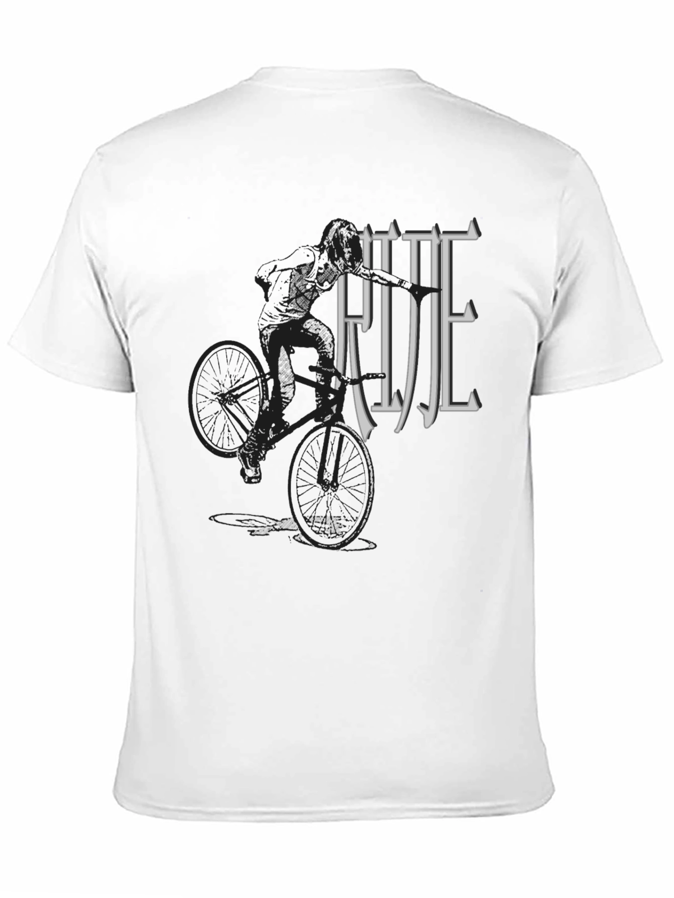 Ride Graphic T-Shirt - Black Casual Tee