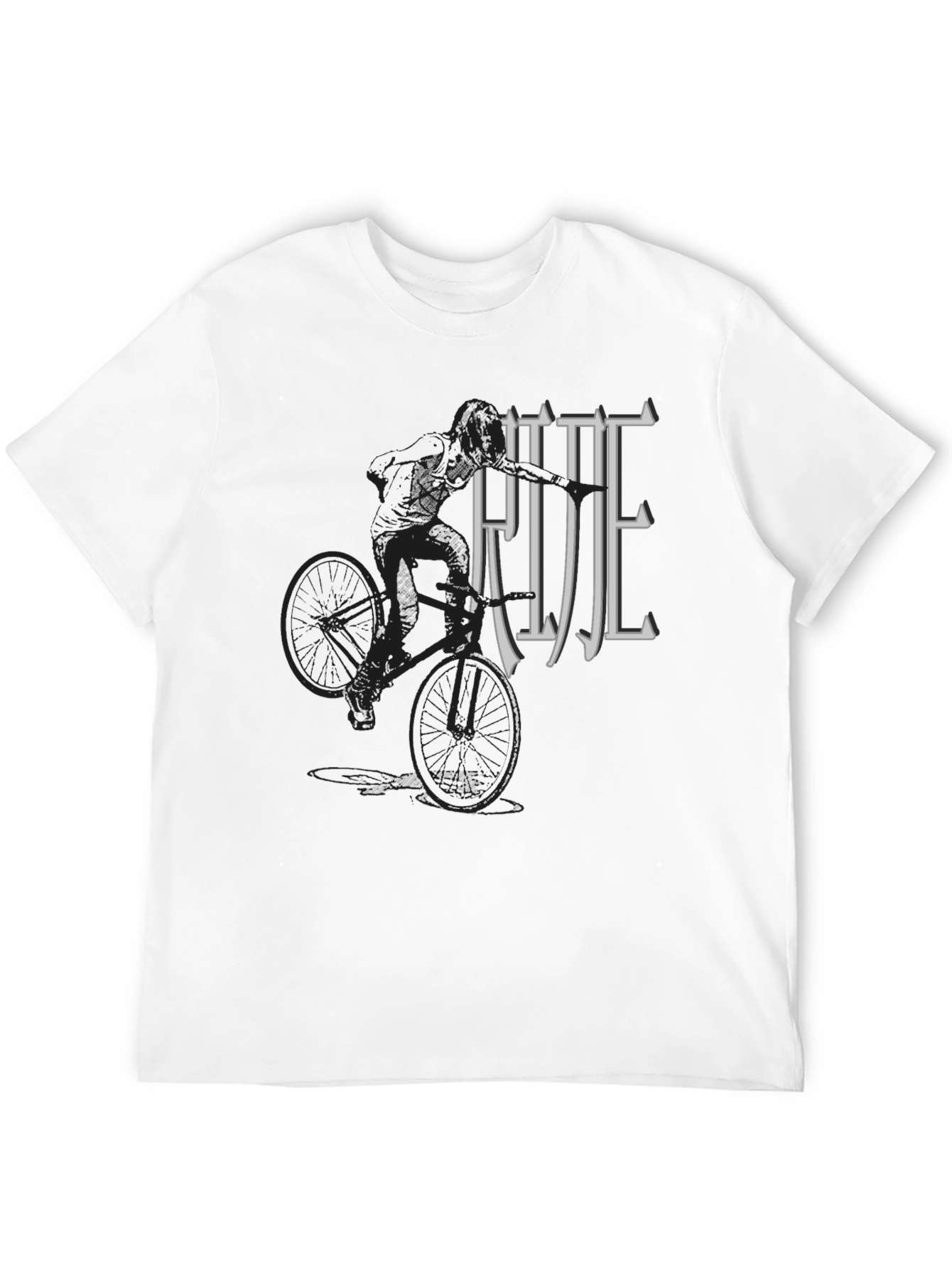 Ride Graphic T-Shirt - Black Casual Tee