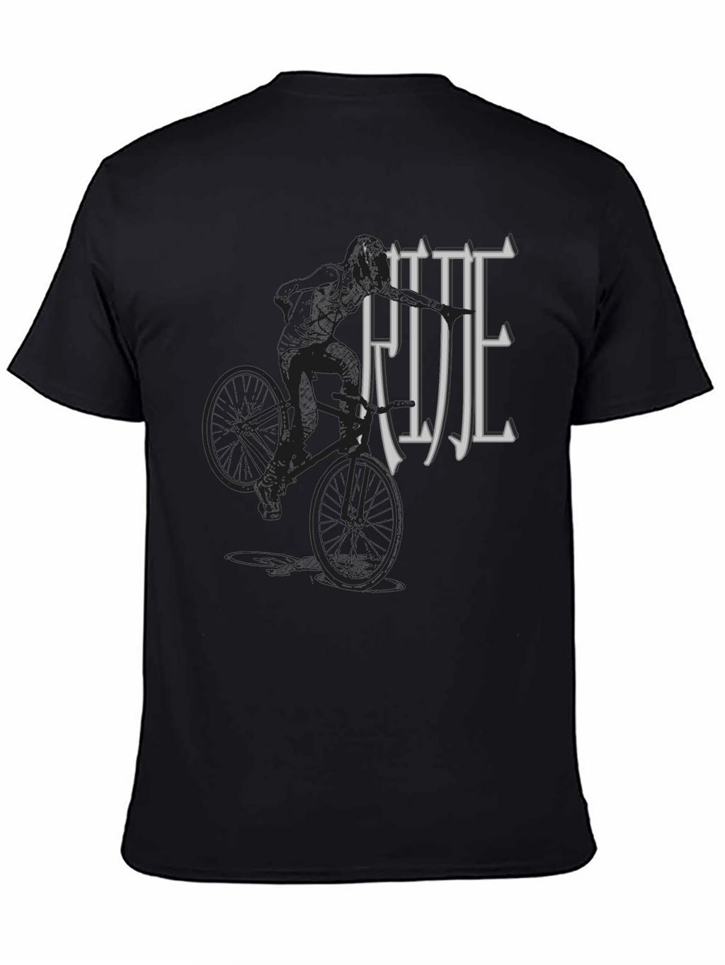 Ride Graphic T-Shirt - Black Casual Tee