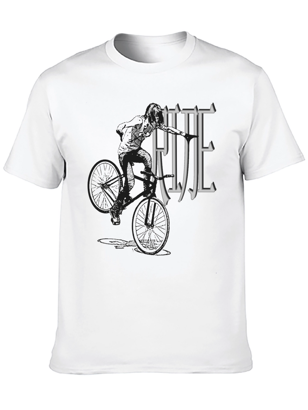 Ride Graphic T-Shirt - Black Casual Tee