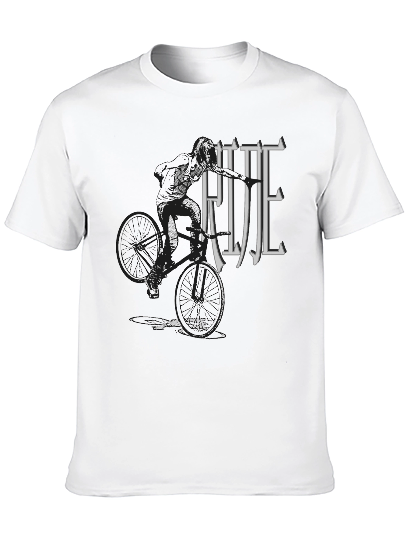 Ride Graphic T-Shirt - Black Casual Tee
