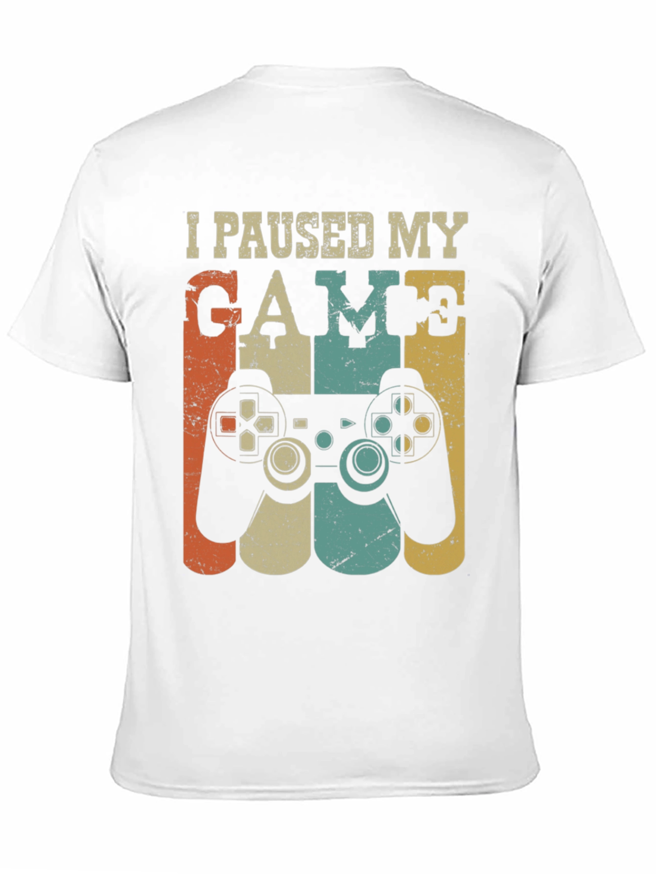 I Paused My Game Retro T-Shirt Gamer Tee