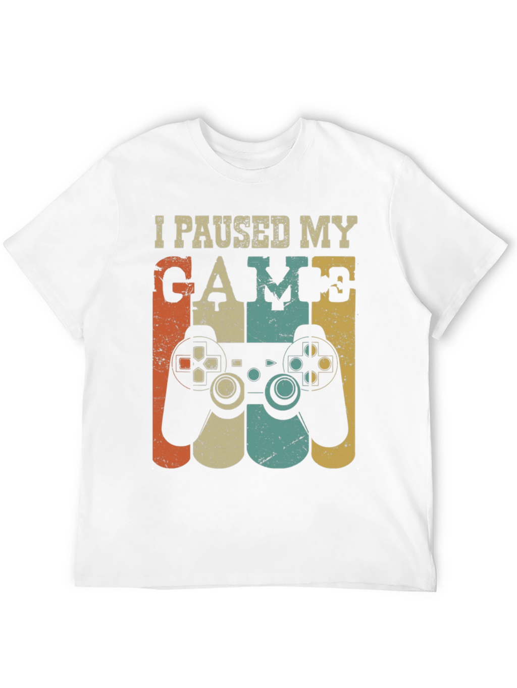 I Paused My Game Retro T-Shirt Gamer Tee