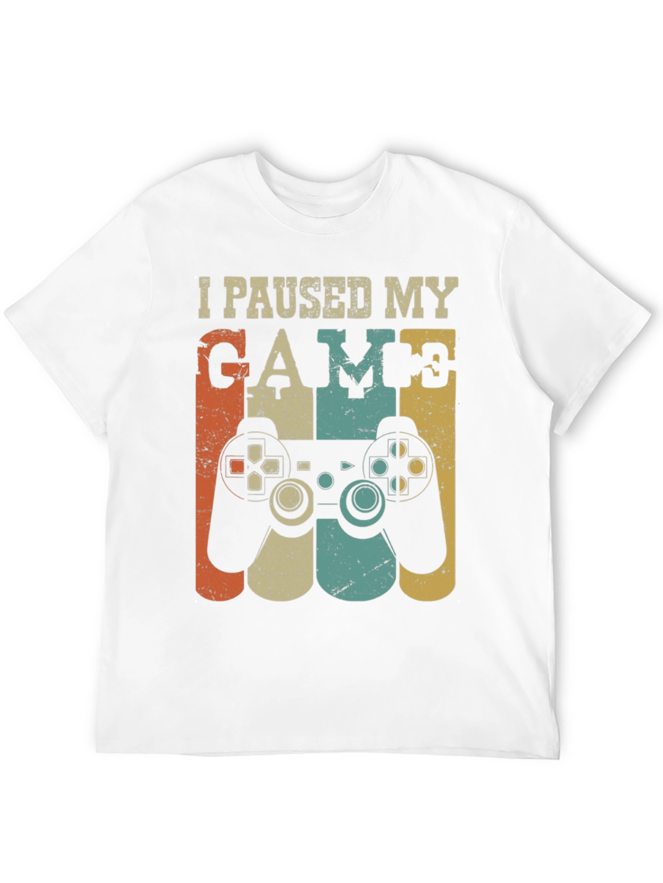 I Paused My Game Retro T-Shirt Gamer Tee