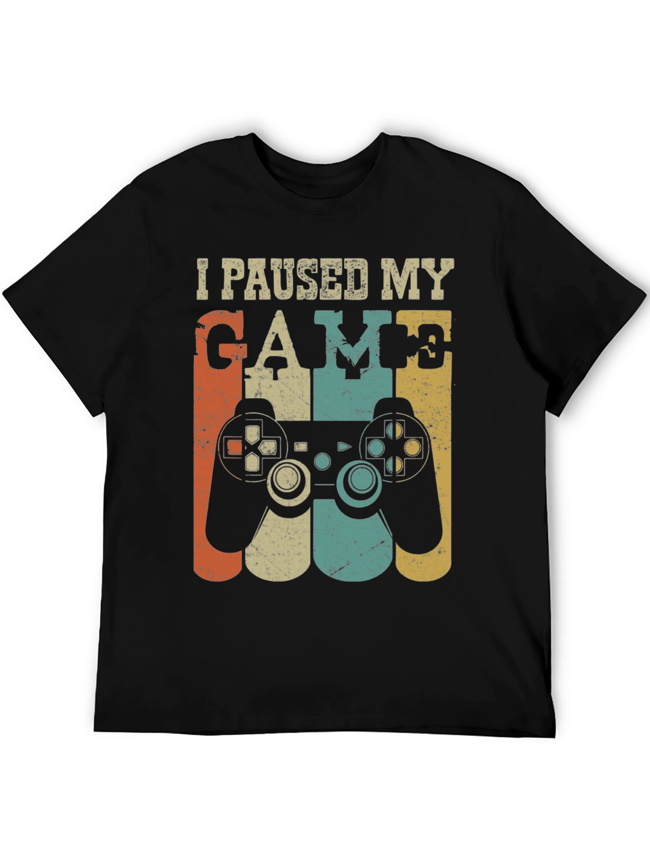 I Paused My Game Retro T-Shirt Gamer Tee