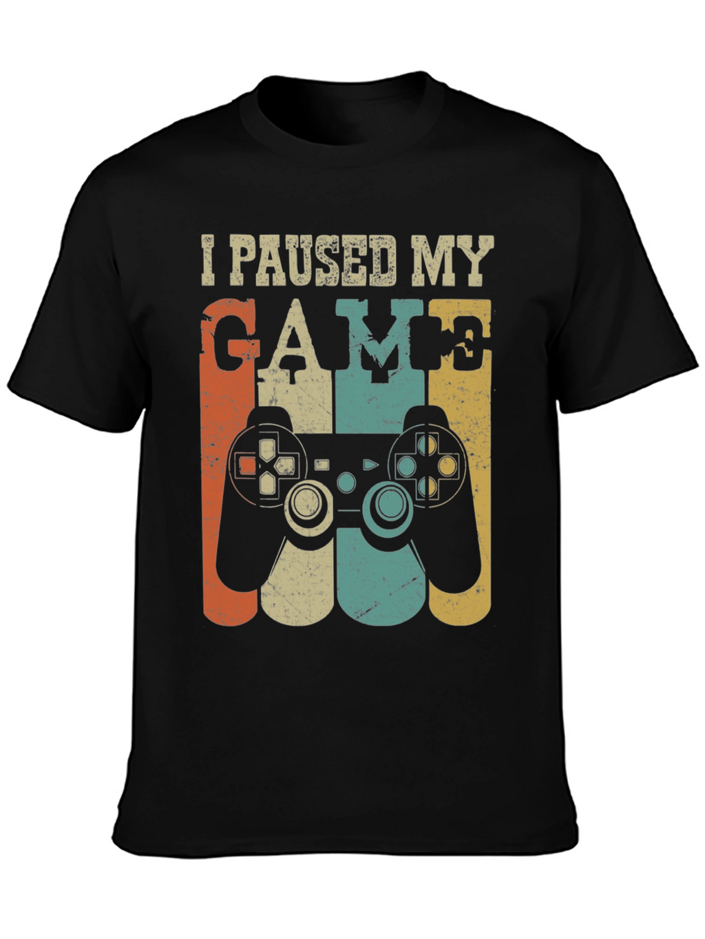 I Paused My Game Retro T-Shirt Gamer Tee