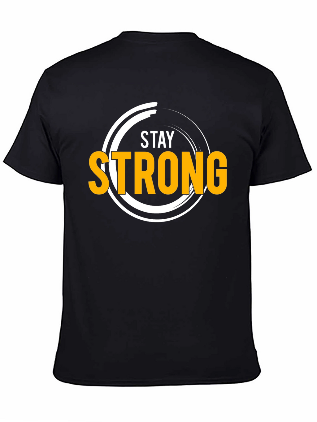 Stay Strong Graphic Tee - Black
