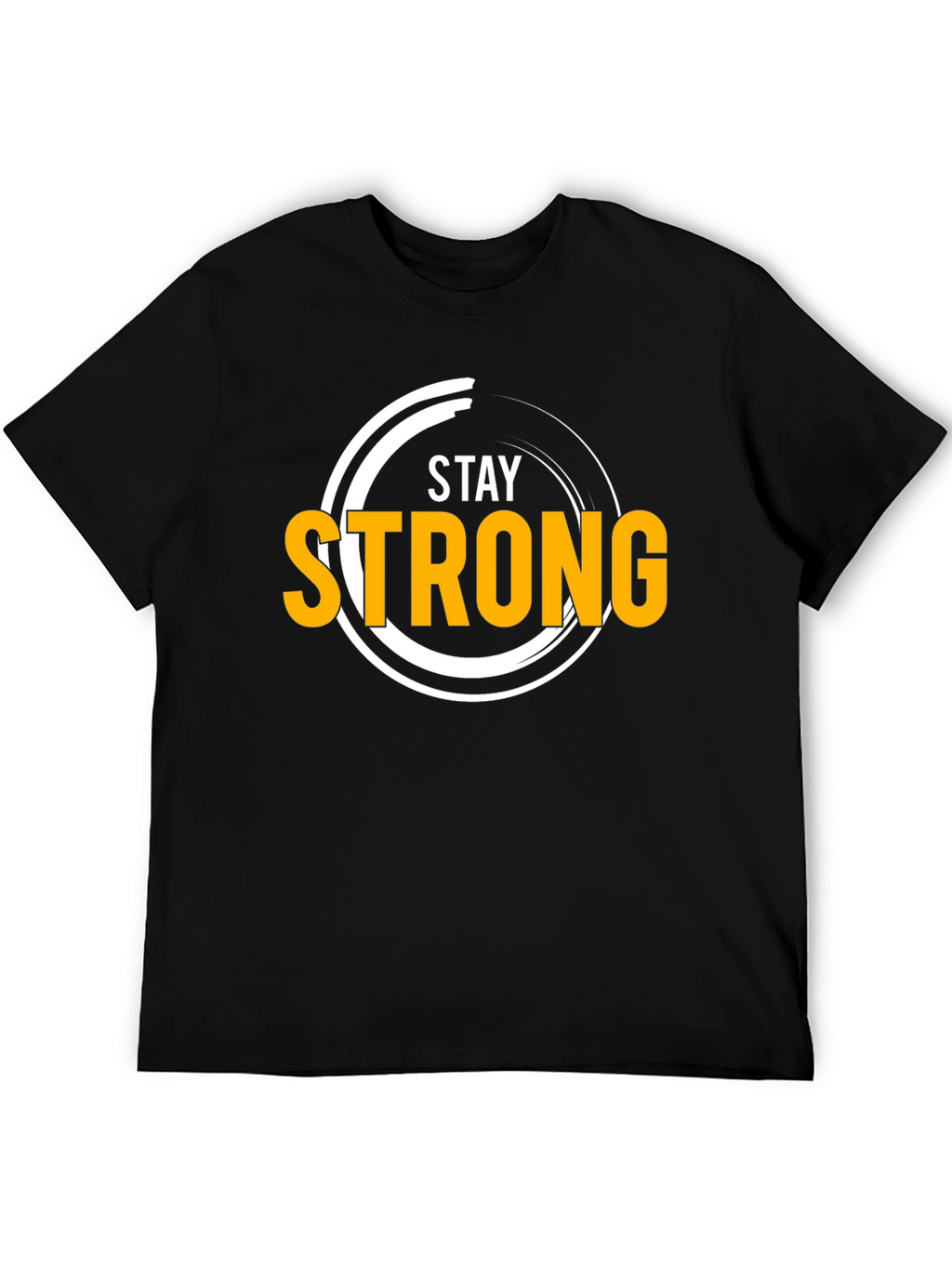 Stay Strong Graphic Tee - Black